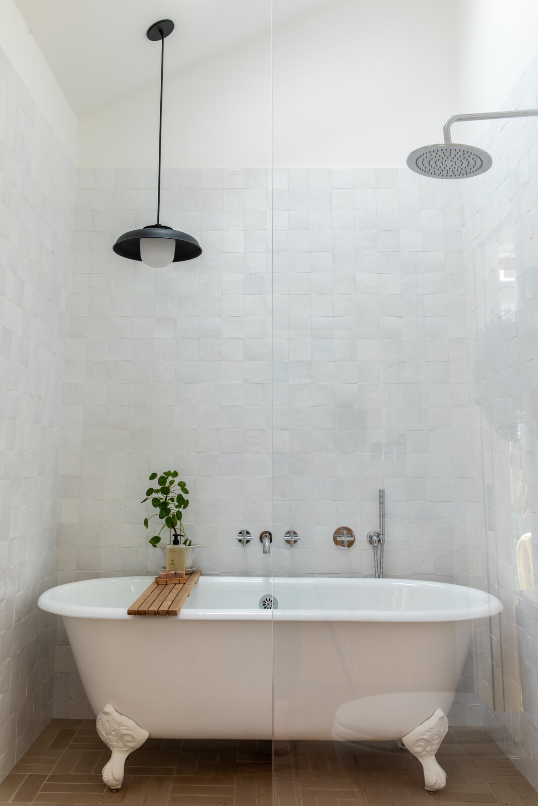 "When we lived in New York, the dream was to have a bathtub,