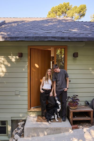 Jade, Zander, their dog and two cats moved in last May.