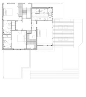 Hyde Park House floor plan: second floor