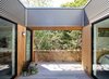Courtyard deck: Living Room to the left/Guest Bedroom to the right Photo 8 of North Fork Bay House modern home