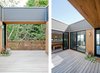 Courtyard deck Photo 9 of North Fork Bay House modern home