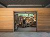 Wood shop below house Photo 12 of North Fork Bay House modern home