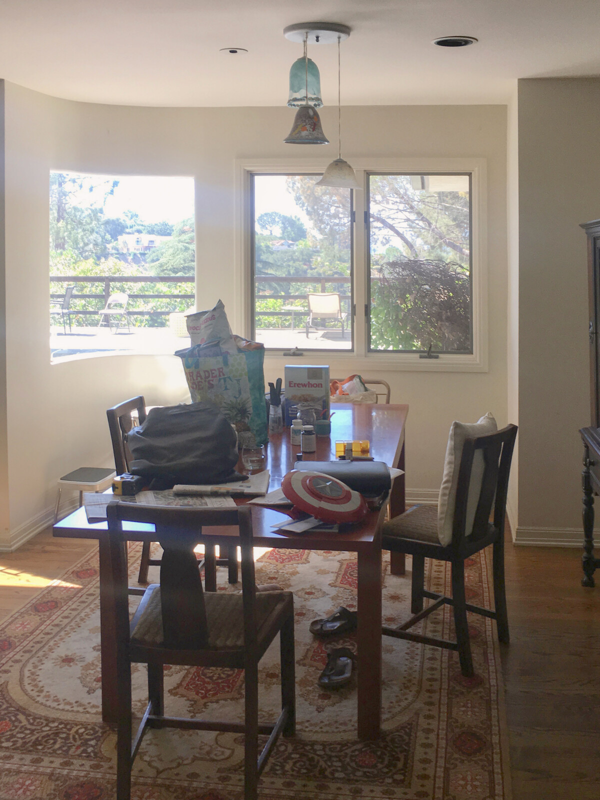 The dining room, left untouched by this renovation, had always seen less use than the breakfast nook.