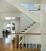 Modern home with Staircase, Wood Tread, Metal Railing, and Glass Railing. Potrero Residence Stair Photo 3 of Potrero House
