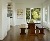 Modern home with Dining Room, Bench, Medium Hardwood Floor, Table, and Recessed Lighting. Potrero Residence Dining Photo 8 of Potrero House