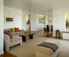 Modern home with Living Room, Sofa, Medium Hardwood Floor, Recessed Lighting, Ottomans, and Bench. Potrero Residence Living-Dining-Kitchen Photo 9 of Potrero House