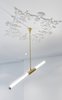 Modern home with Living Room and Ceiling Lighting. Detail Parlor Photo 3 of Two-Way House