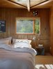 Modern home with Bedroom, Bed, Night Stands, and Table Lighting. Photography by Matthew Millman Photo 9 of The Emmons House