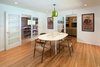Modern home with Wine Cooler, Coffee Tables, Sofa, Wood Burning Fireplace, Standard Layout Fireplace, and Kitchen. Dining Photo 7 of Birchwood