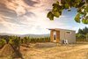 Modern home with Shed & Studio. This beautiful Modern-Shed home office overlooks a gorgeous vineyard in Eastern Washington. Photo 8 of Modern-Shed Vineyard Office
