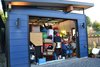 Modern home with Garage and Storage Room Type. A whole house in a Modern-Shed — David’s family is storing their belongings in their shed while their home is remodeled. Photo 5 of Modern-Shed | Garage Solution