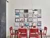 Modern home with Kids Room, Chair, Boy Gender, Neutral Gender, Playroom Room Type, Lamps, Girl Gender, Storage, Teen Age, Pre-Teen Age, and Toddler Age. Craft Table in Den Photo 7 of Riverwoods