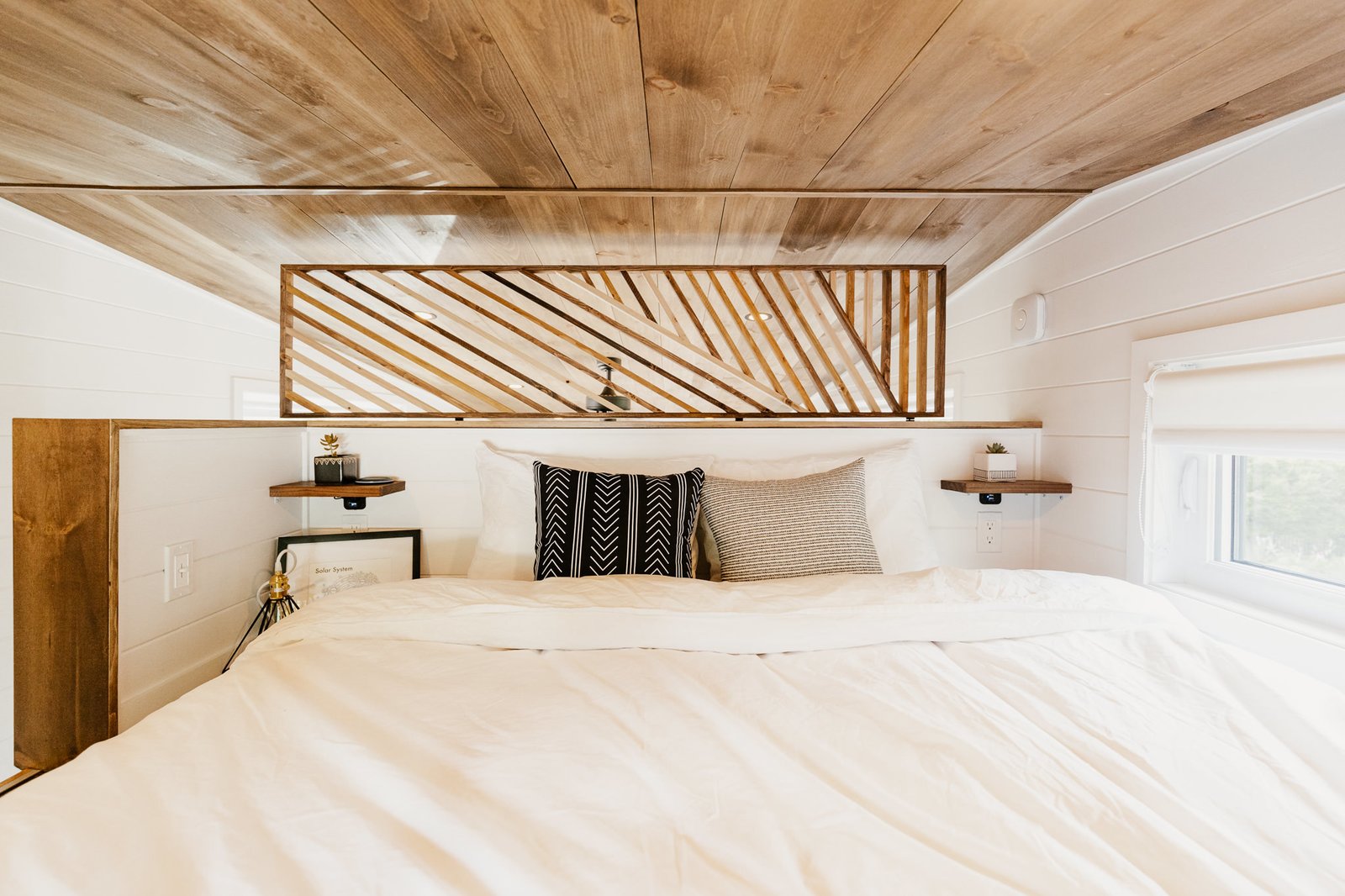 Tuttle Shuttle by Ryan Tuttle tiny home bedroom