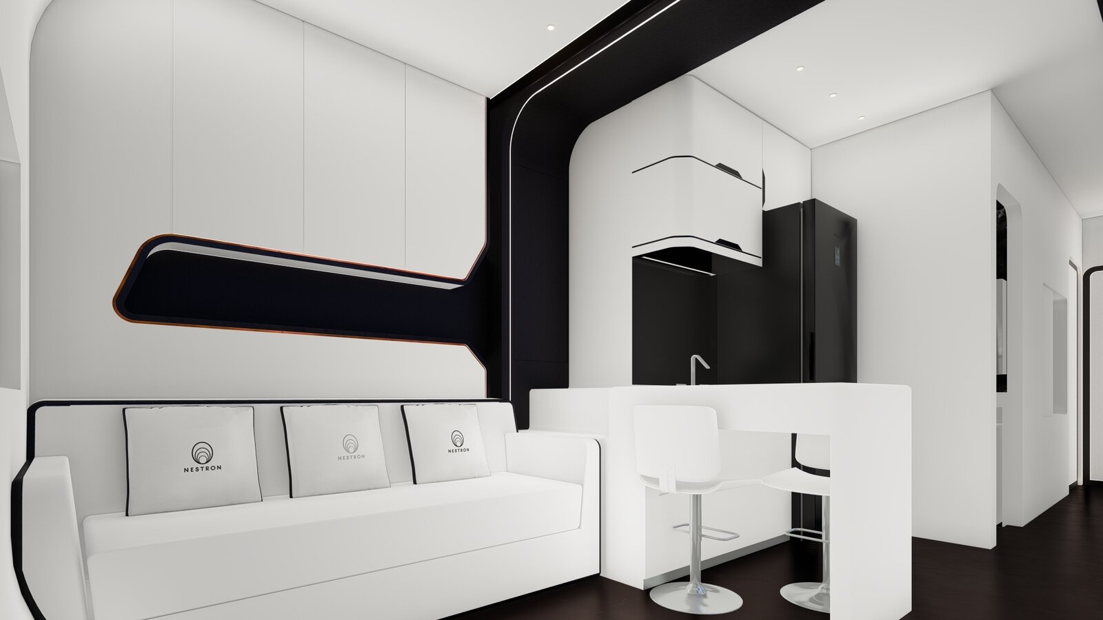 Photo 5 of 8 in A New $98K Prefab Tiny Home Sports a Space-Age ...