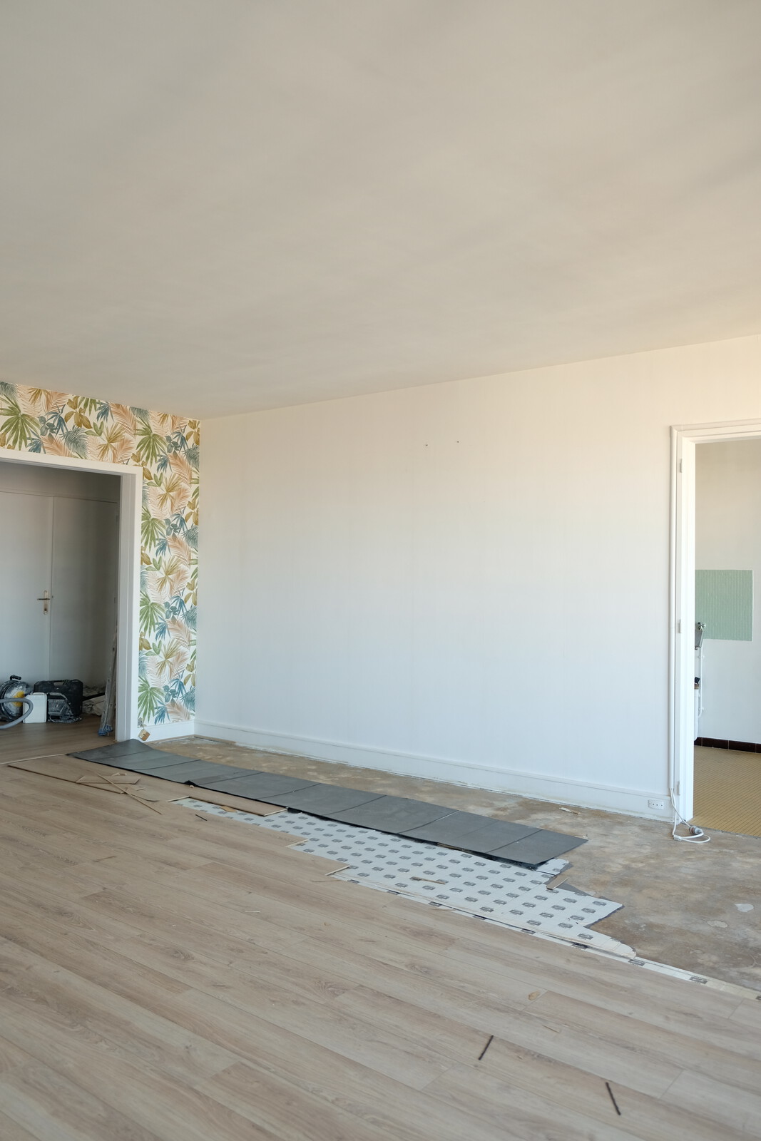 The original dining area was drab and uninspired.
