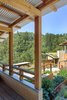 Above the poolhouse, a studio for art and essential oils opens out onto edible gardens.
Photo 9 of Healdsburg Family House modern home