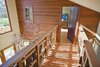 Internal bridge leads to master bedroom & overlooks dining area. © www.edwardcaldwellphoto.com Photo 3 of Santa Cruz Strawbale modern home