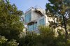 Stair leads from 3rd floor deck to pool on roof Photo 6 of Chesapeake Bay House modern home