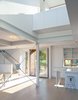 Desk overlooks dining room Photo 3 of Chesapeake Bay House modern home