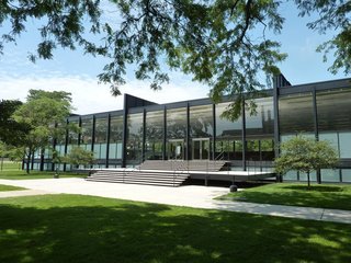 Completed in 1956, Crown Hall is the home of the College of Architecture at the Illinois Institute of Technology in Chicago, Illinois. Widely regarded as one of Mies van der Rohe's masterpieces, Crown Hall beautifully illustrates his basic steel-and-glass construction technique. Mies considered the building to be the embodiment of his famous statement, "less is more."