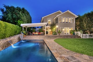 The 2,000-square-foot ipe deck off the main house overlooks a sleek 40-foot ozone pool.