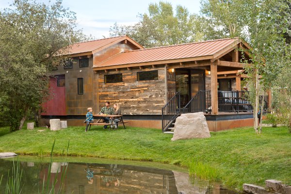 The Caboose Cabin sleeps up to six guests.