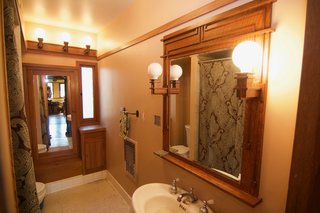 Charming vintage original bathroom fixtures