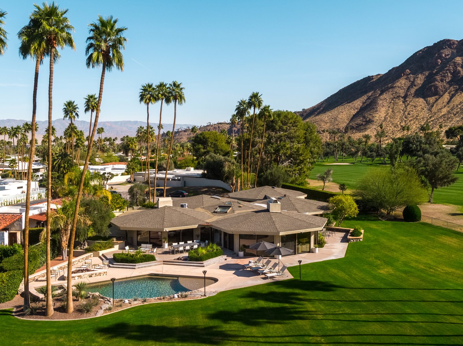 Photo 2 of 19 in Own William Krisel's Palm Springs Pod House For 2.5M