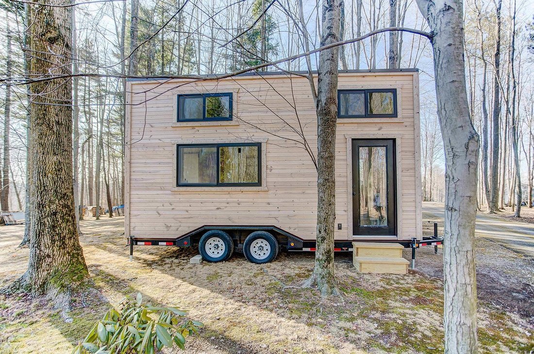 best tiny house companies wood exterior