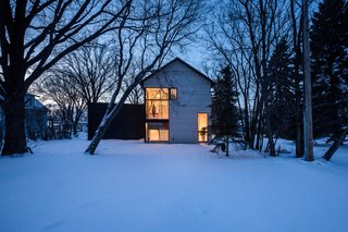 Midway through the build, Duerksen completed his internship and now runs his own architecture firm out of the home. 