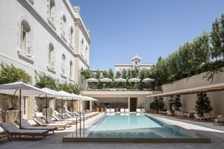 There is also a gorgeous outdoor pool. 