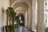 Modern home with Hallway. A series of arches and colonnades lead to a secluded central courtyard situated between the old structures and Pawson's new addition. Photo 9 of Jaffa Hotel