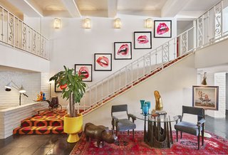 The Parker's interior is cozy and welcoming. Jonathan Adler wanted guests to feel like they were visiting "the estate of your favorite glamorous, global, great aunt who you wish you had but never did."