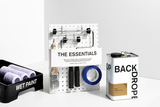 The Backdrop Essential kit has everything needed to paint a room. 