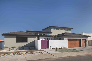  In addition to the home’s interior goals, the exterior was transformed with a modern facade. 
