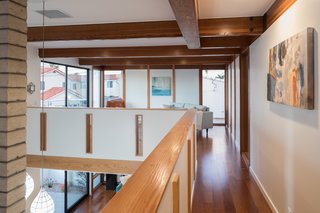 The hallway to the loft addition.