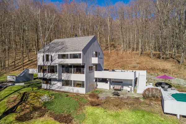 Built in 1975, the 2,750-square-foot house is set on a private, forested lot in the Berkshires.