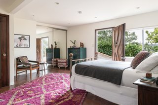 One of the bedrooms opens directly to the outdoors. 