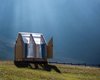Modern home with Exterior, Gable RoofLine, Tiny Home Building Type, Wood Siding Material, and Cabin Building Type. Immerso Glamping sits lightly on the land. Photo 6 of Immerso Glamping Cabin