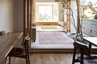 The view from the dining room. 