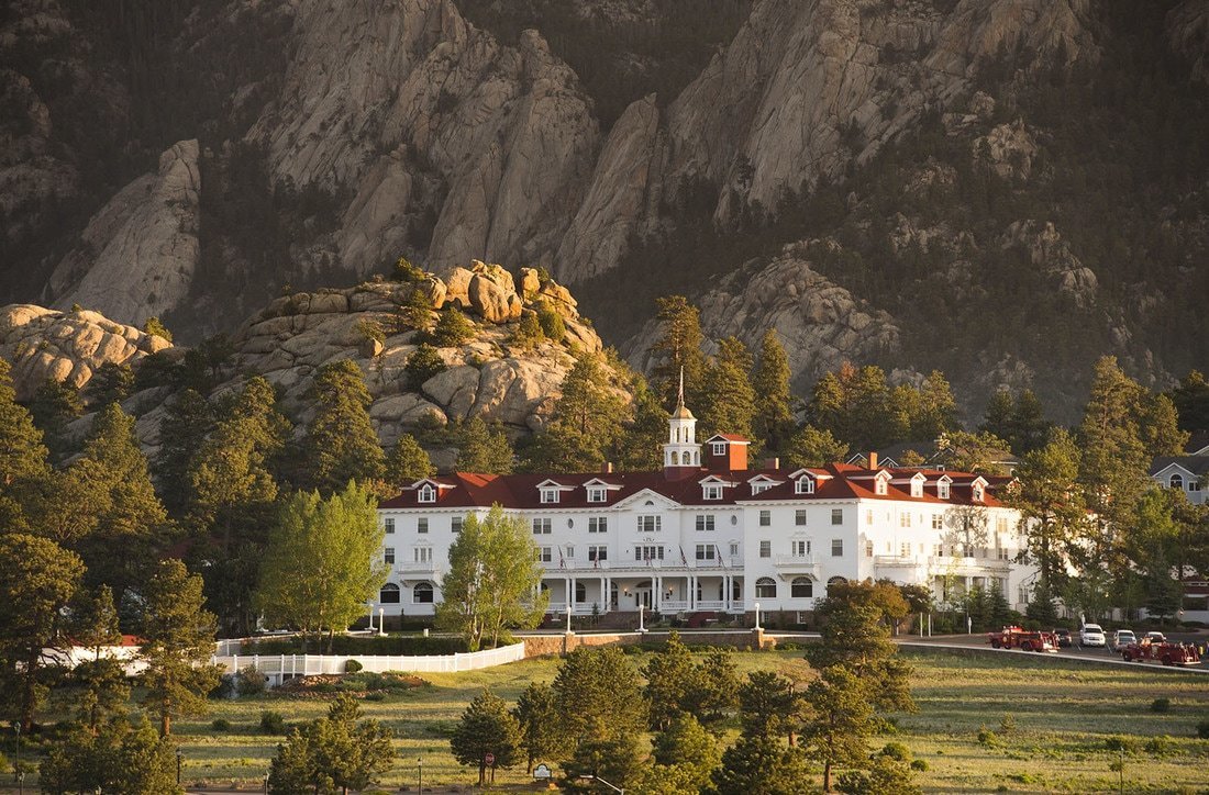 The Stanley Hotel, which served as the inspiration for the Overlook Hotel in The Shining, hosts historic tours.