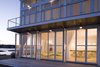 Modern home with Exterior, Beach House Building Type, and House Building Type. Exterior shot of NanaWall folding glass wall system Photo 9 of Mulberry Point House