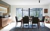 Modern home with Doors, Sliding Door Type, Metal, and Interior. The dining room features a pair of sliding glass doors whose contemporary appeal fits the home's updated Midcentury Modern styling. Photo 3 of Georgia Peach
