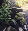 Modern home with Outdoor, Back Yard, Metal Fences, Wall, Shrubs, Gardens, Woodland, Hardscapes, Garden, and Wood Fences, Wall. Bridge Detail Photo 7 of Cypress Falls
