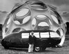 Buckminster Fuller with his Dymaxion Can and Fly Eye Dome Photo of The Future was... modern home