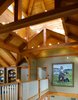 View of the Cupola from the Balcony Overlooking the Living Room Photo 13 of Yellow Brook Farm House modern home