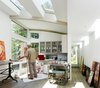 The artist studio overlooks the green roof on the yoga studio.
Photo 8 of Mill Valley Cabins modern home