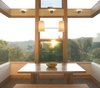 Modern home with Dining Room, Ceiling Lighting, Table, and Bench. House Ocho Photo 9 of House Ocho
