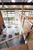 Modern home with Living Room, Standard Layout Fireplace, Chair, Sofa, Recliner, End Tables, and Ceiling Lighting. House Ocho Photo 12 of House Ocho