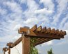 The pergola was fabricated from solid Ipe and is assembled using stainless steel bolts and plates. Photo 11 of East Village Roof Garden modern home